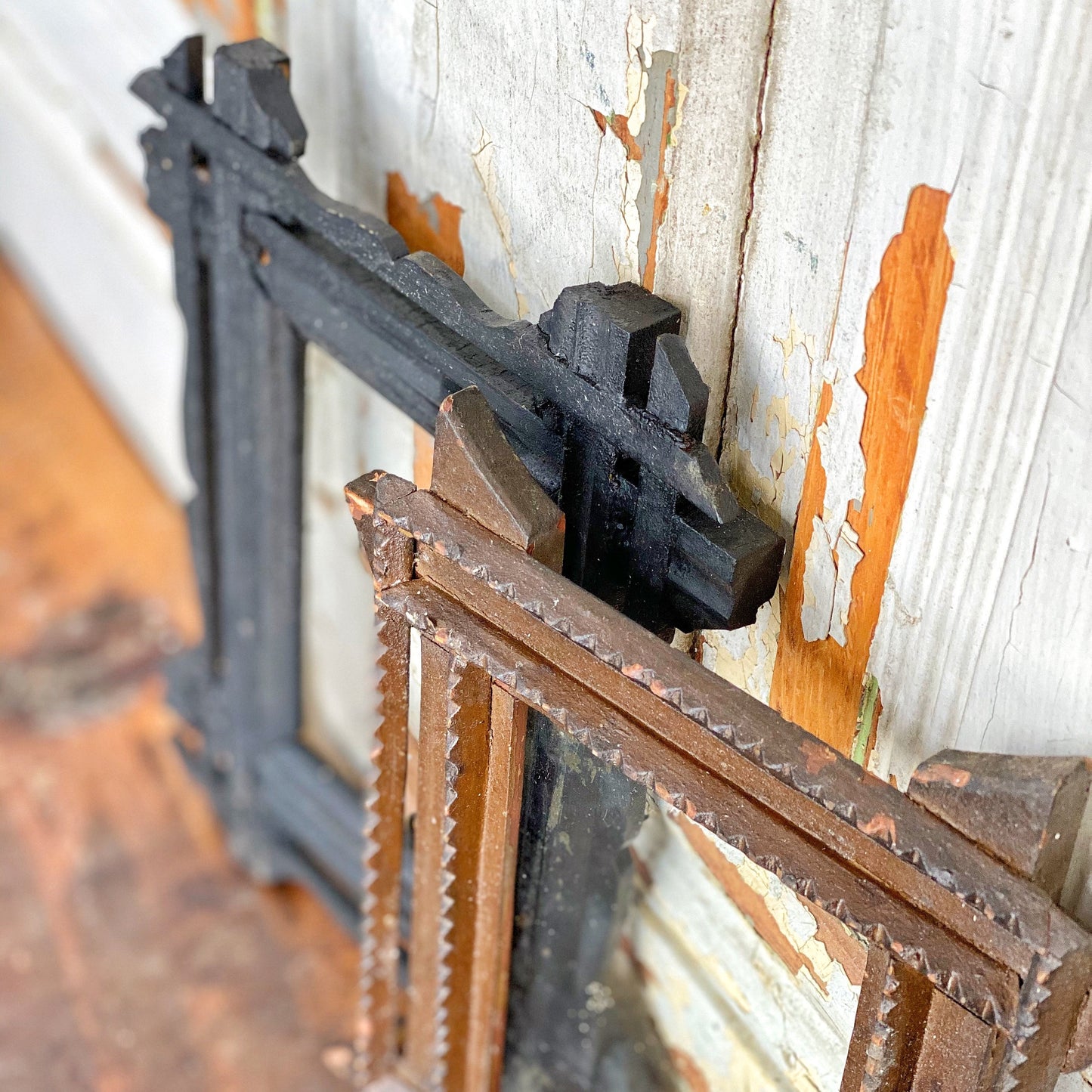 Antique Folk art Ukrainian Frame