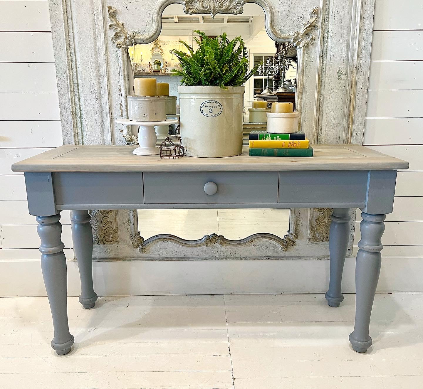 Gray Skies Sofa Table
