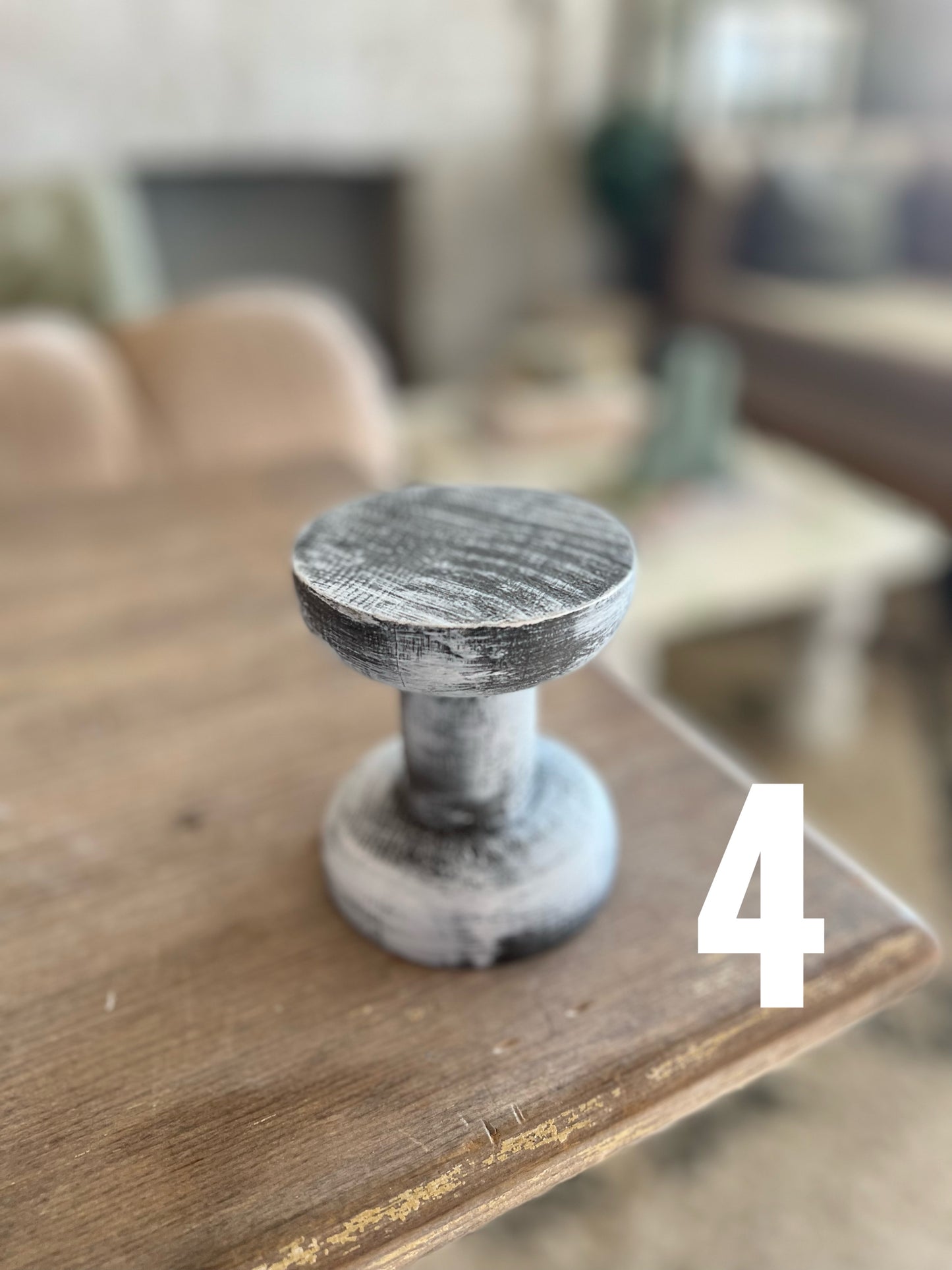 Candlestick sold individually - hand painted