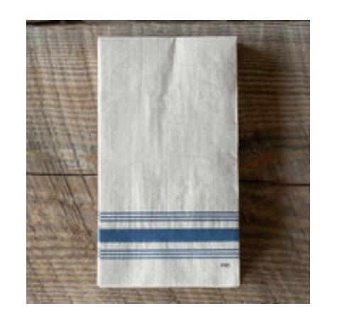 Cottage Stripe Paper Dinner Napkins