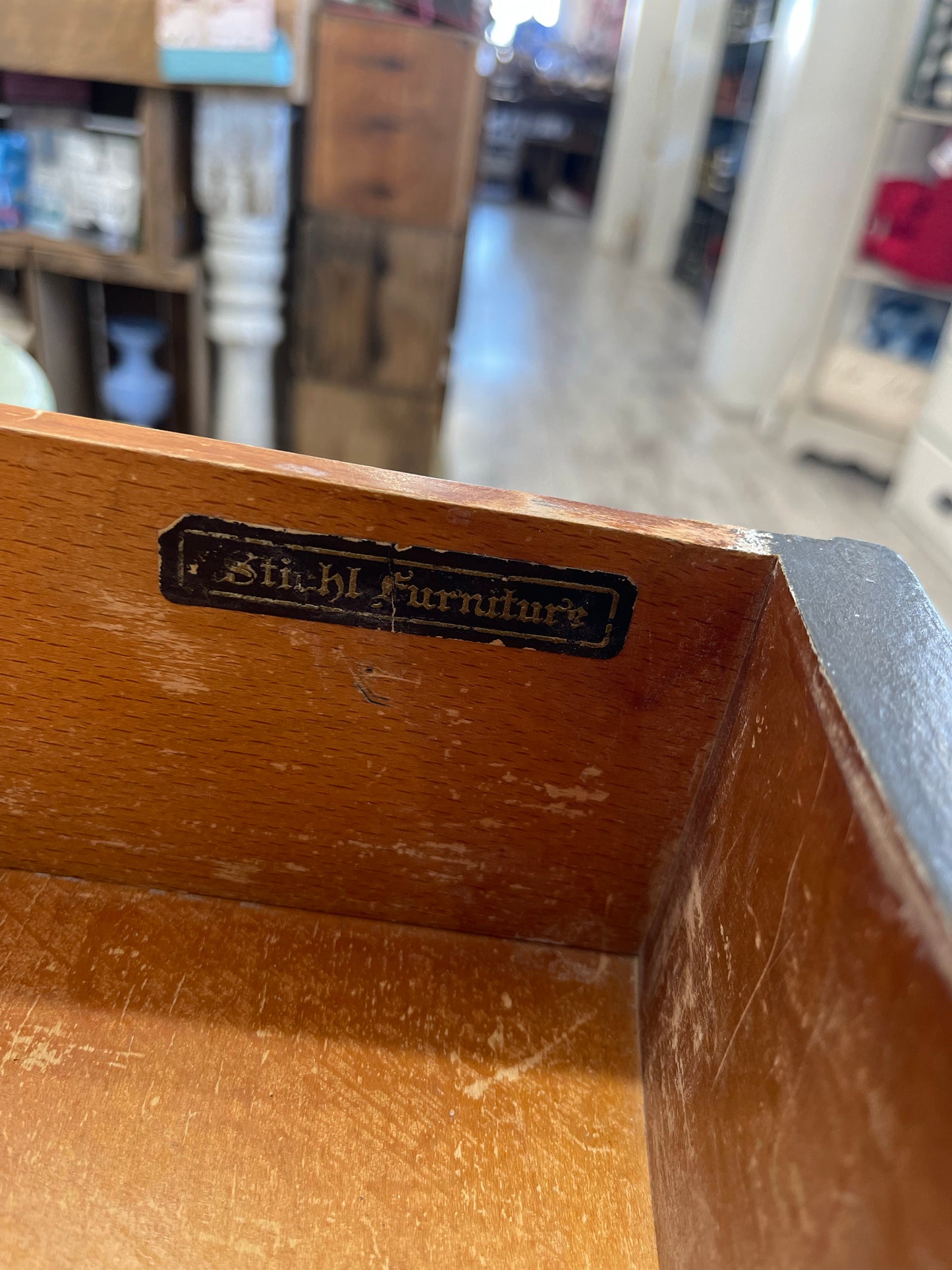 Vintage Stihl Dresser - Navy Crackle