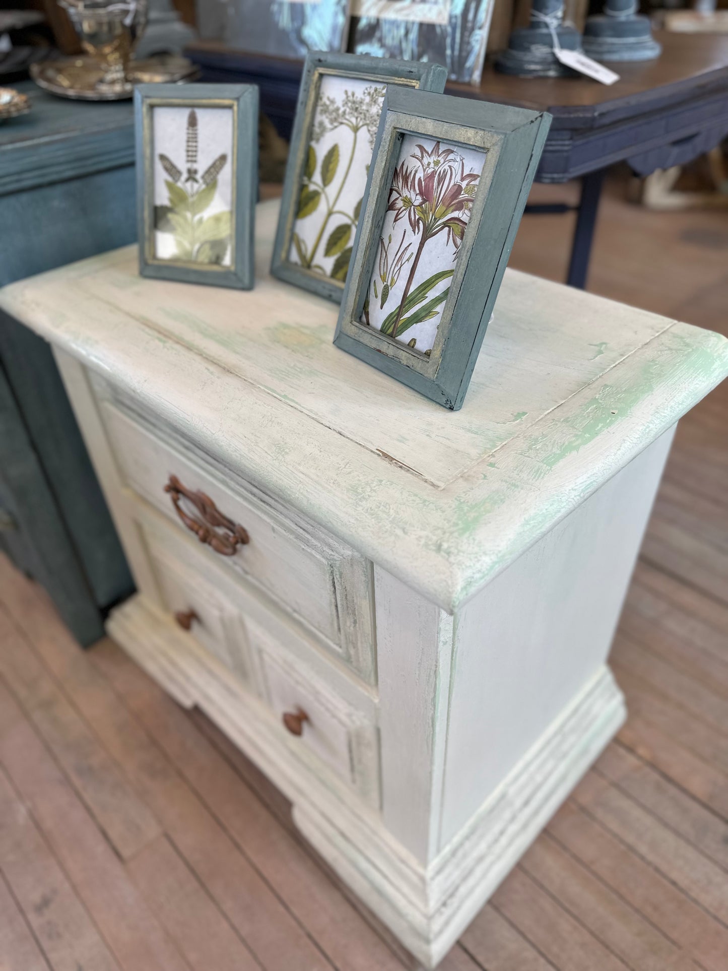 Textured Vintage Nightstand