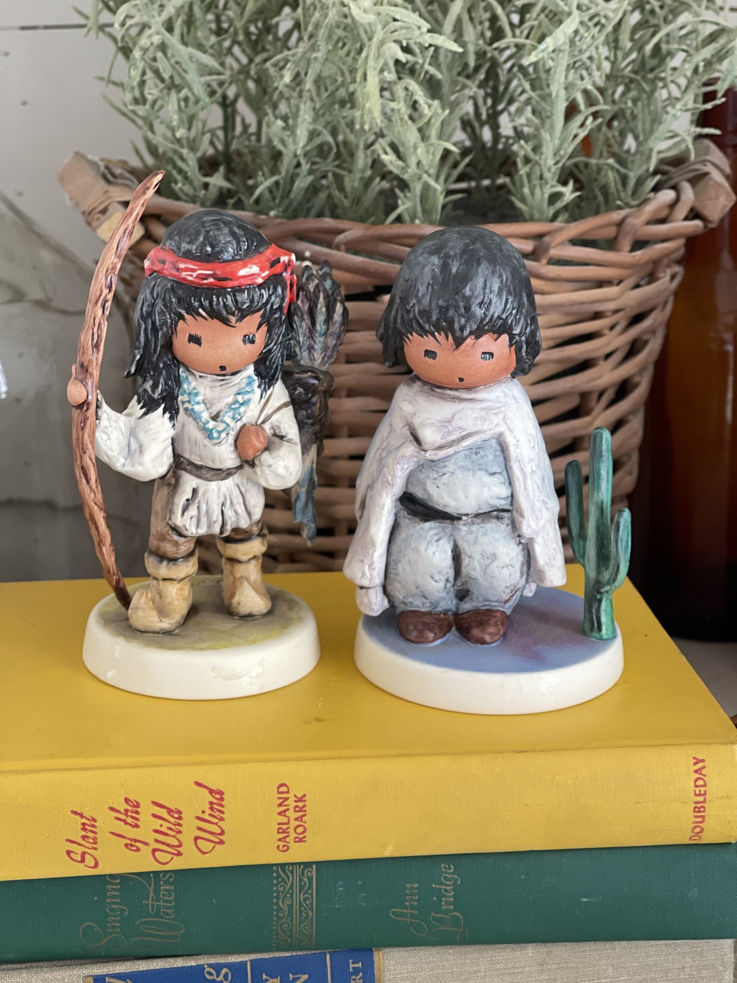 1989 DeGrazia "My First Arrow" & “Blue Boy” 1986 Goebel