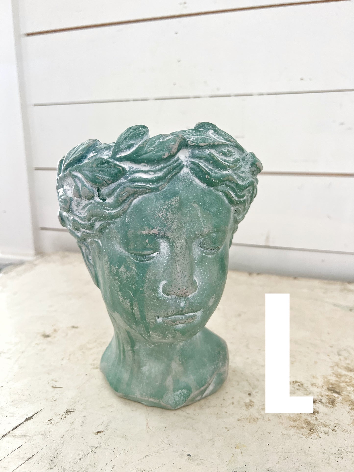 Hand Painted Bust Pots