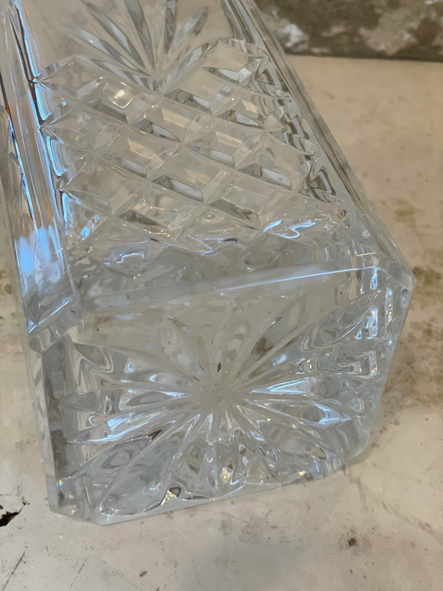 Waterford Lismore whiskey Crystal Decanter without lid