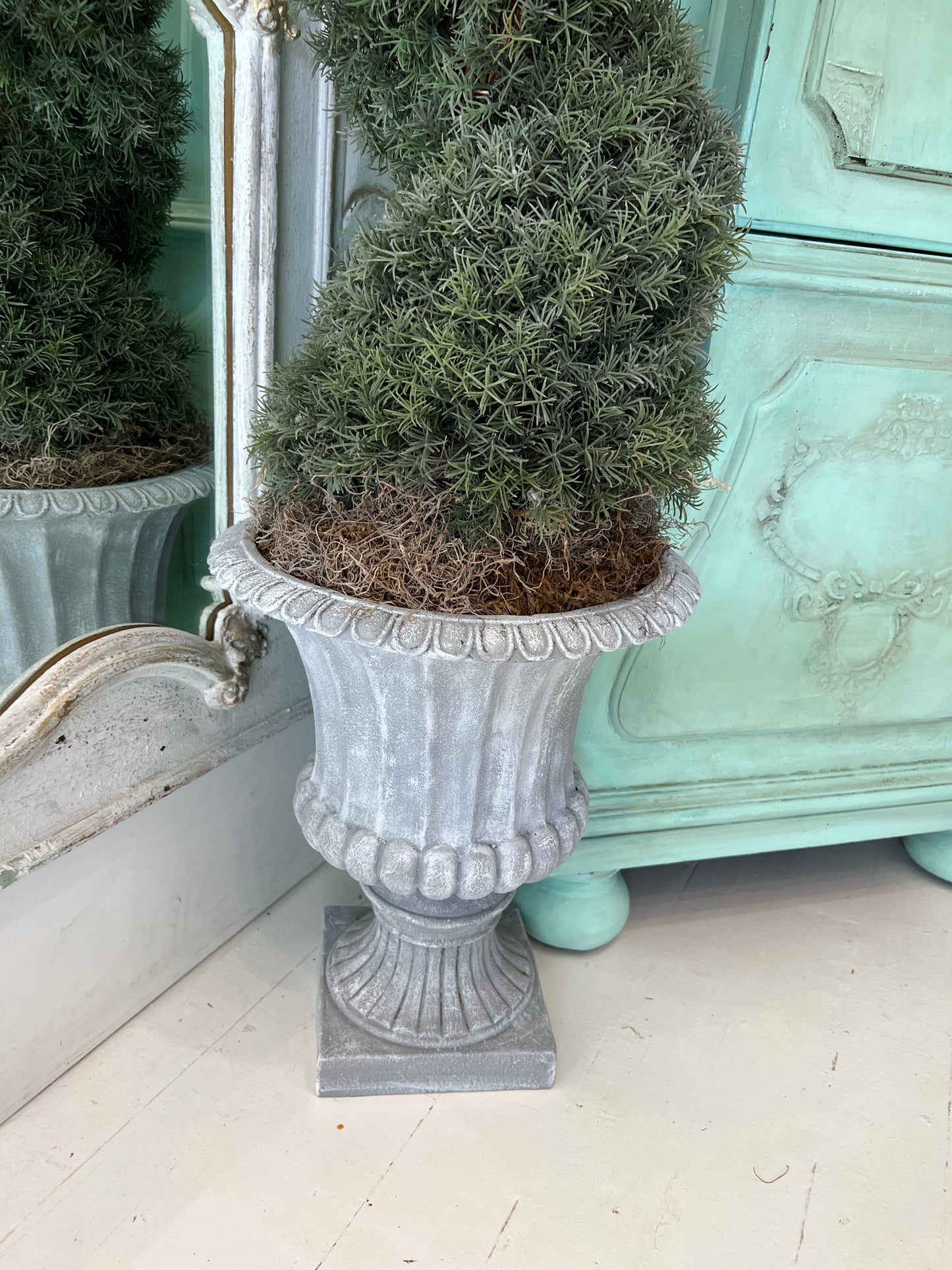 Large Urn with topiary