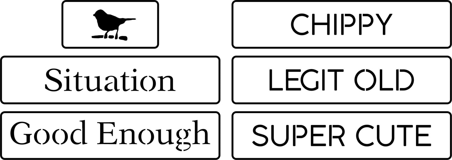 JRV Word Pack | JRV Stencils