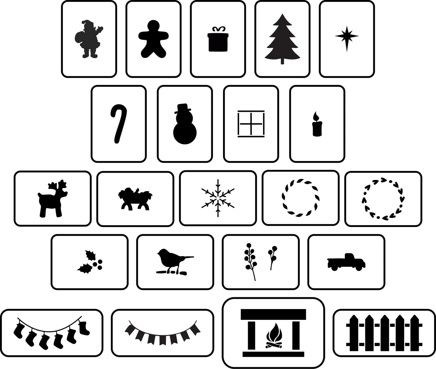 Christmas House Accessories | JRV Stencils