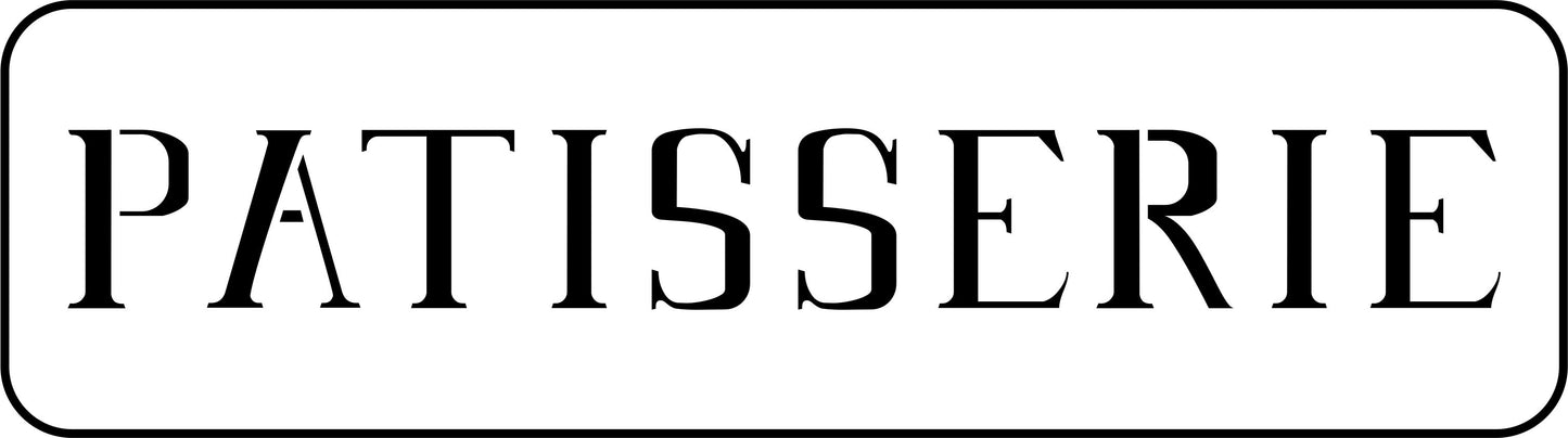 Patisserie | JRV Stencils