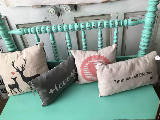 How To Chalk Paint Pillows | Chalk Paint Fabric