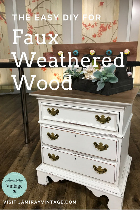 The Easy DIY For Faux Weathered Wood | Studio 5 Segment