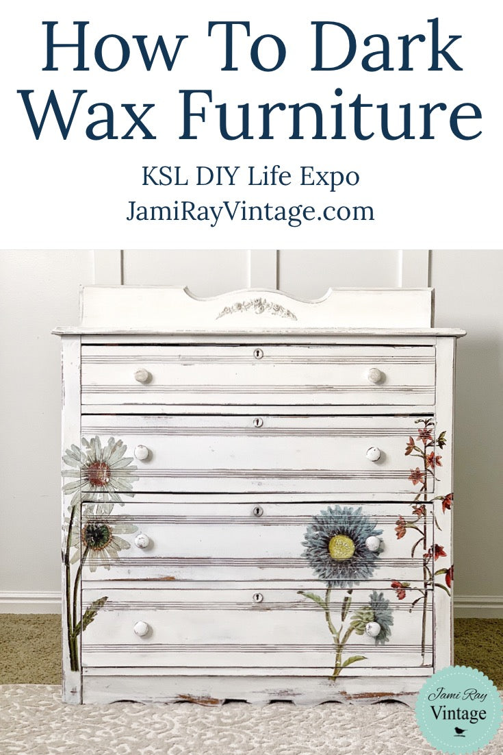 How To Dark Wax Furniture | KSL DIY Life Expo | YouTube Video