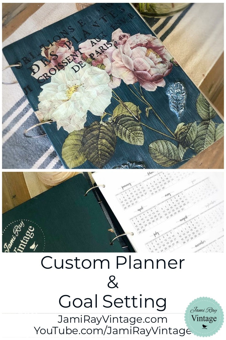 2019 Custom Planner and Goal Setting Jami Ray Vintage