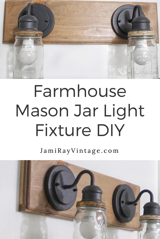 Farmhouse Mason Jar Light Fixture DIY | YouTube Video