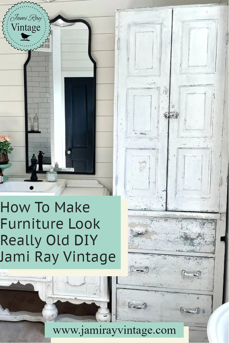 How To Make Furniture Look Really Old Jami Ray Vintage
