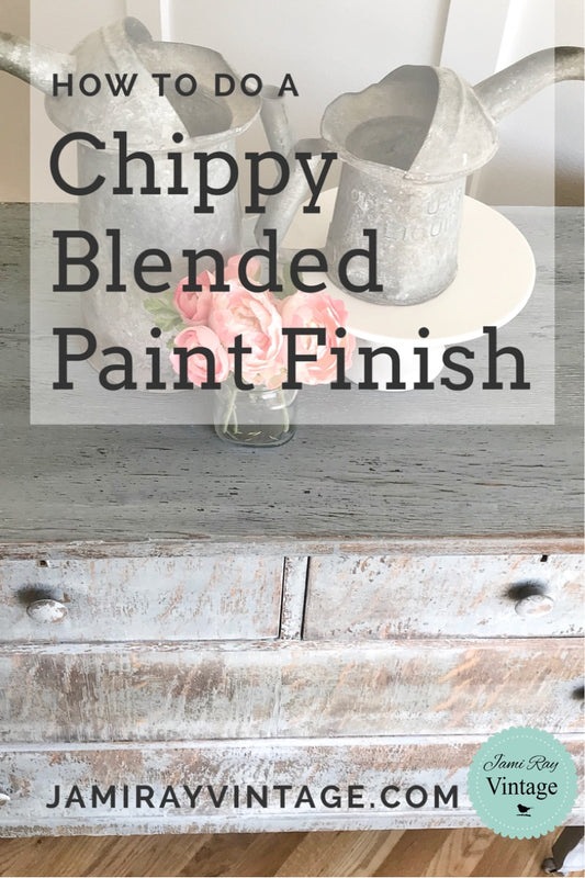 How To Do A Chippy Blended Paint Finish | JRV YouTube Video