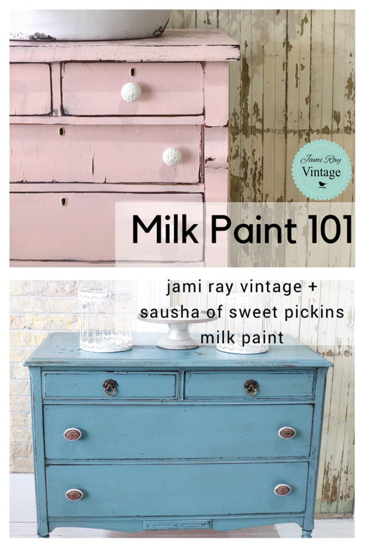 Sweet Pickins Milk Paint 101 | Chippy Distress and Seal