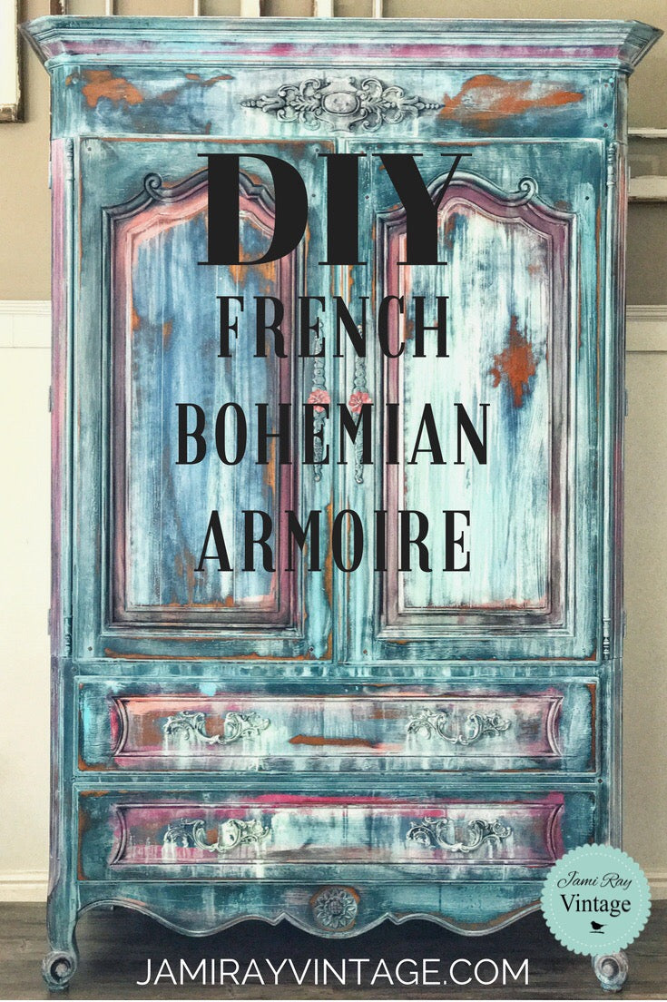 Clash Of The DIY-tans | French Bohemian Armoire