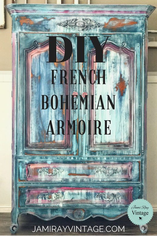 Clash Of The DIY-tans | French Bohemian Armoire