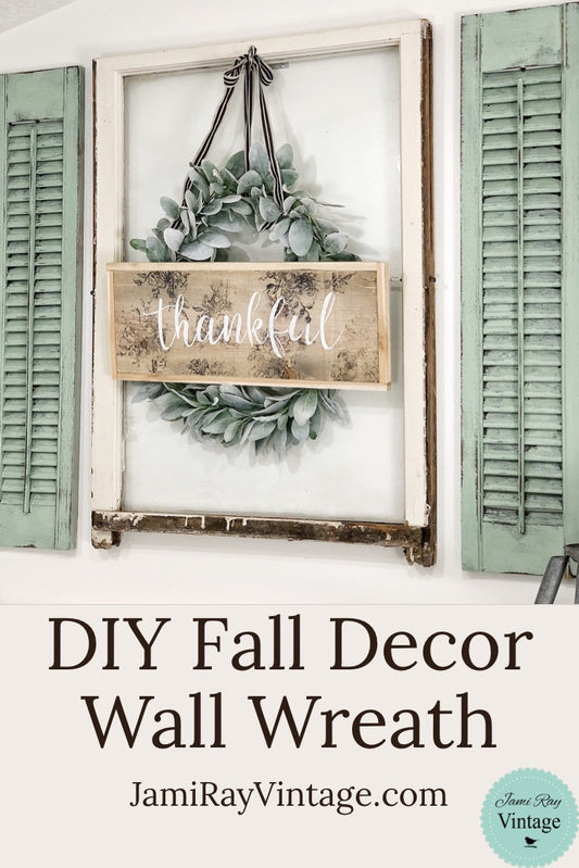 DIY Fall Decor Wall Wreath | YouTube Video