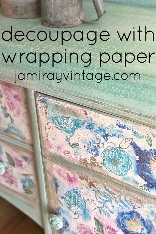 How To Decoupage With Wrapping Paper | YouTube Video