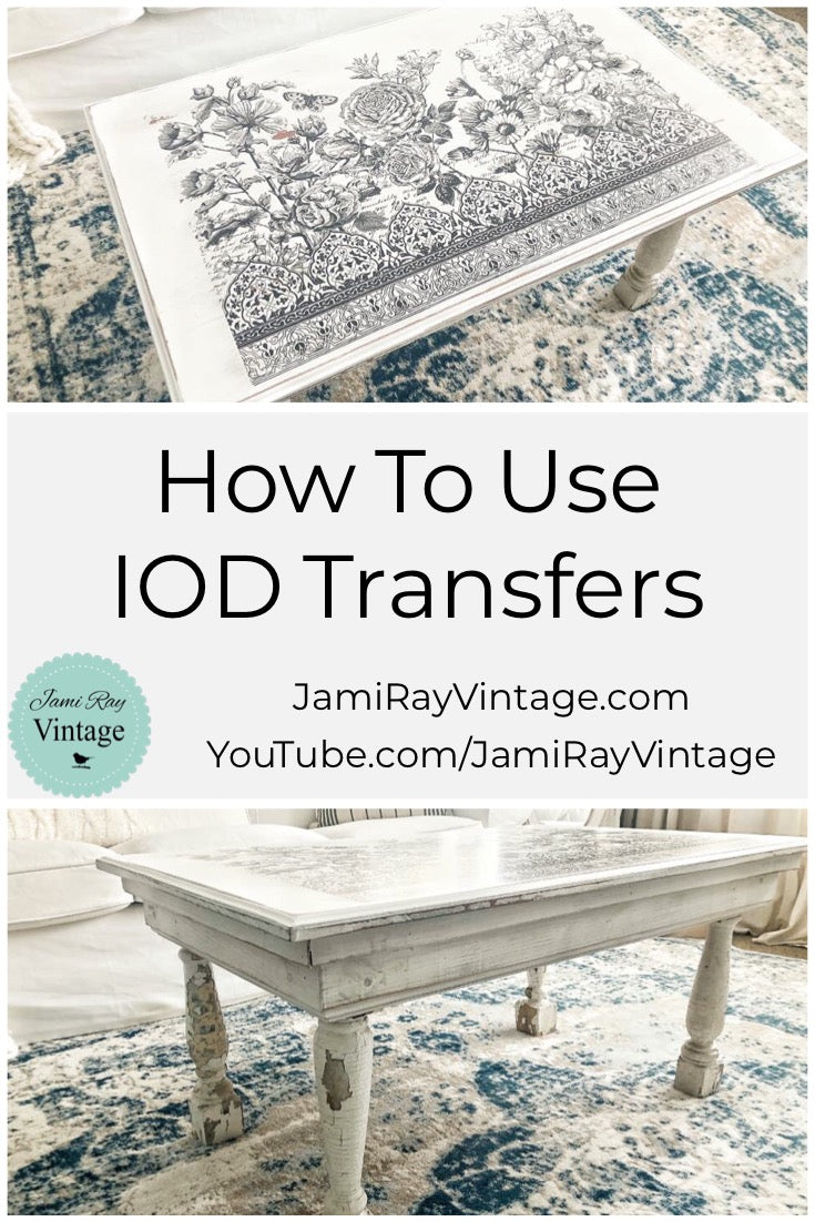 How To Use IOD Transfers Jami Ray Vintage