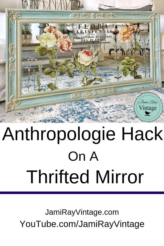 Anthropologie Hack On A Thrifted Mirror