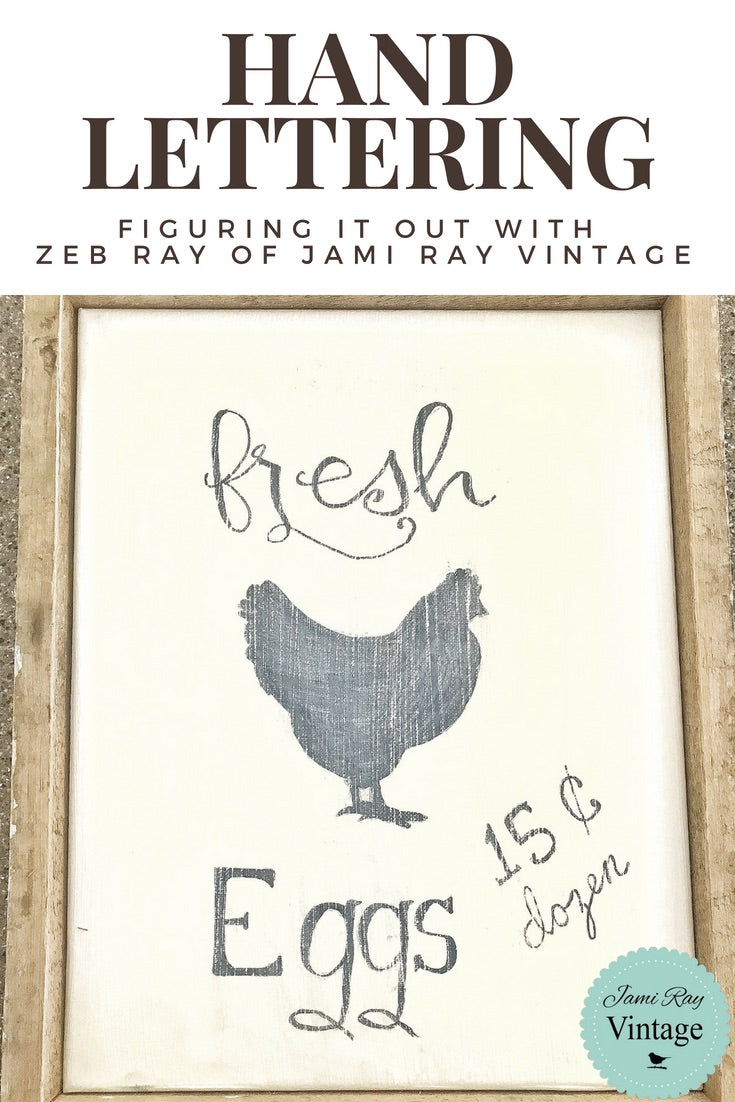 Hand Lettering | Figuring It Out | YouTube Video – Jami Ray Vintage