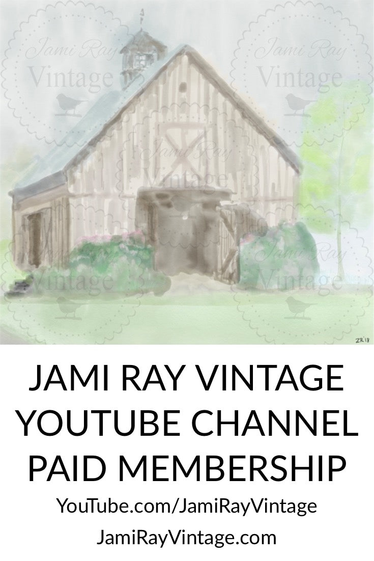 Jami Ray Vintage YouTube Channel Membership Jami Ray Vintage