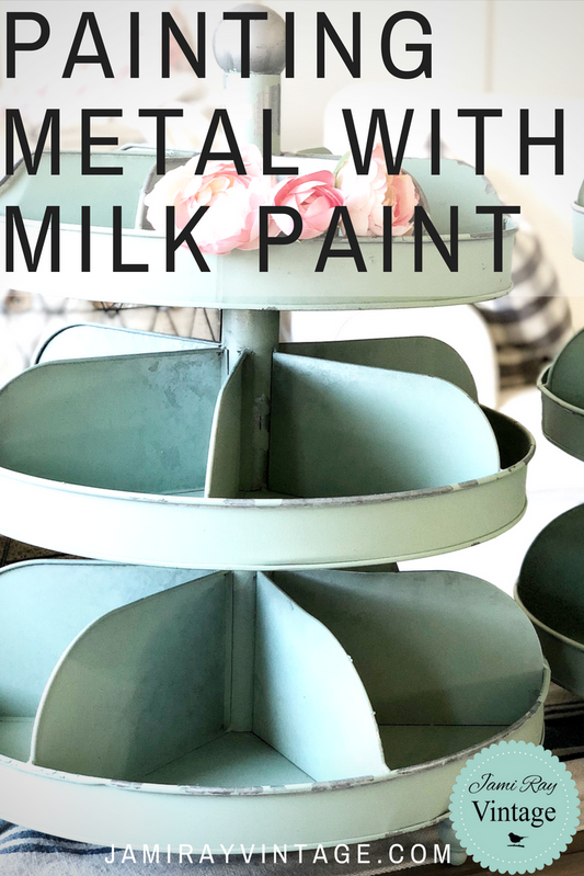 Painting Metal With Milk Paint | YouTube Video