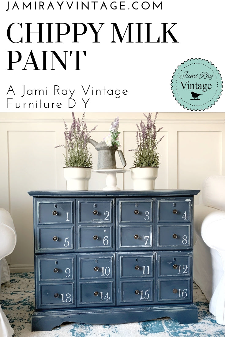 Chippy Milk Paint Furniture DIY Jami Ray Vintage