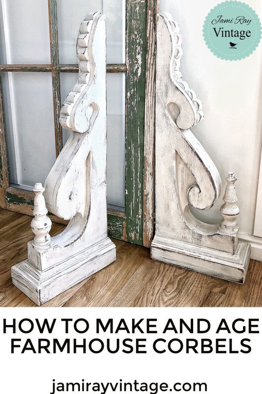 How To Make And Age Farmhouse Corbels | YouTube Video