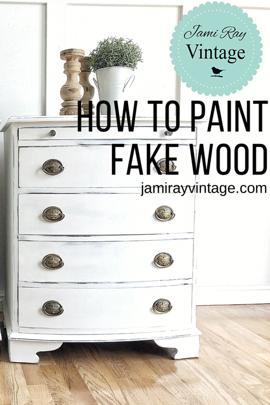 How To Paint Fake Wood | YouTube Video