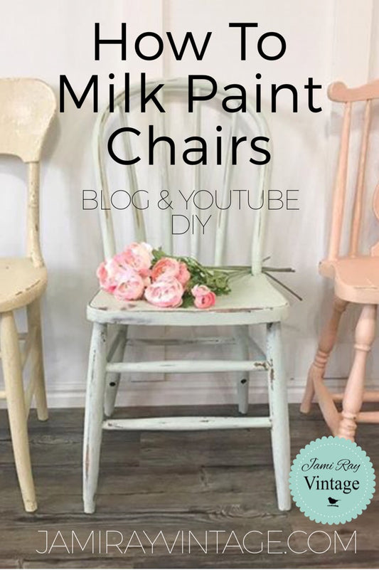 How To Milk Paint Chairs | Milk Paint 101 | YouTube Video