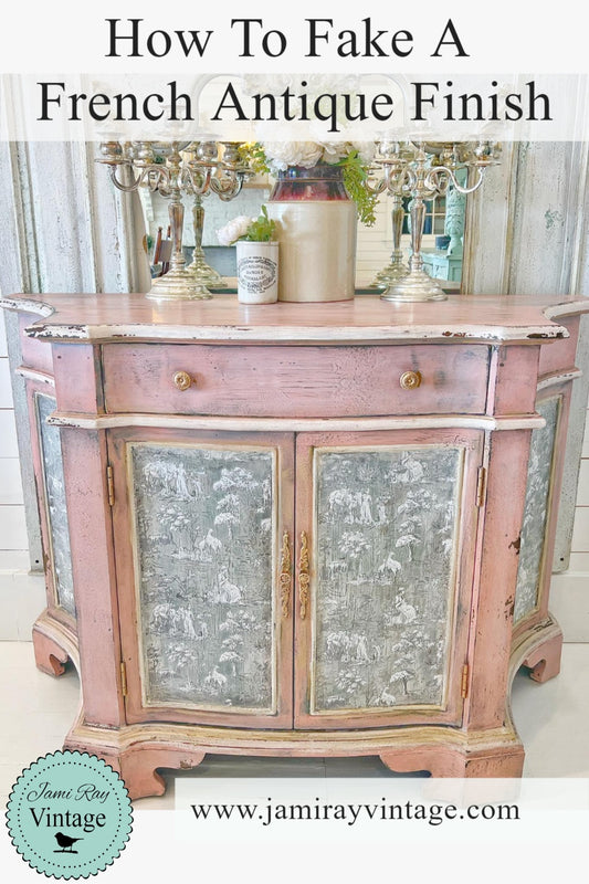 How To Fake A French Antique Finish