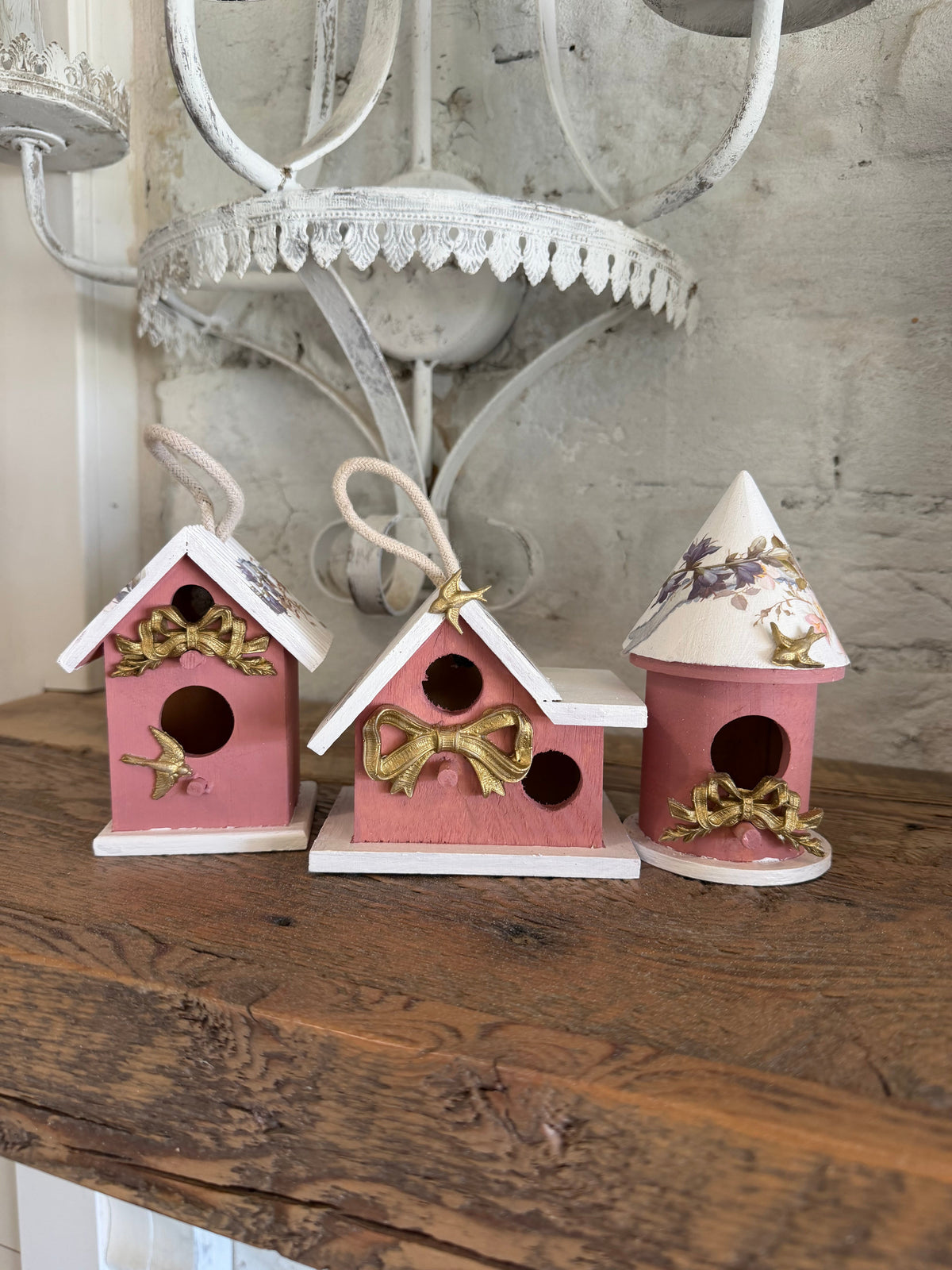 Romantic Cottage Minitature Birdhouse DIY