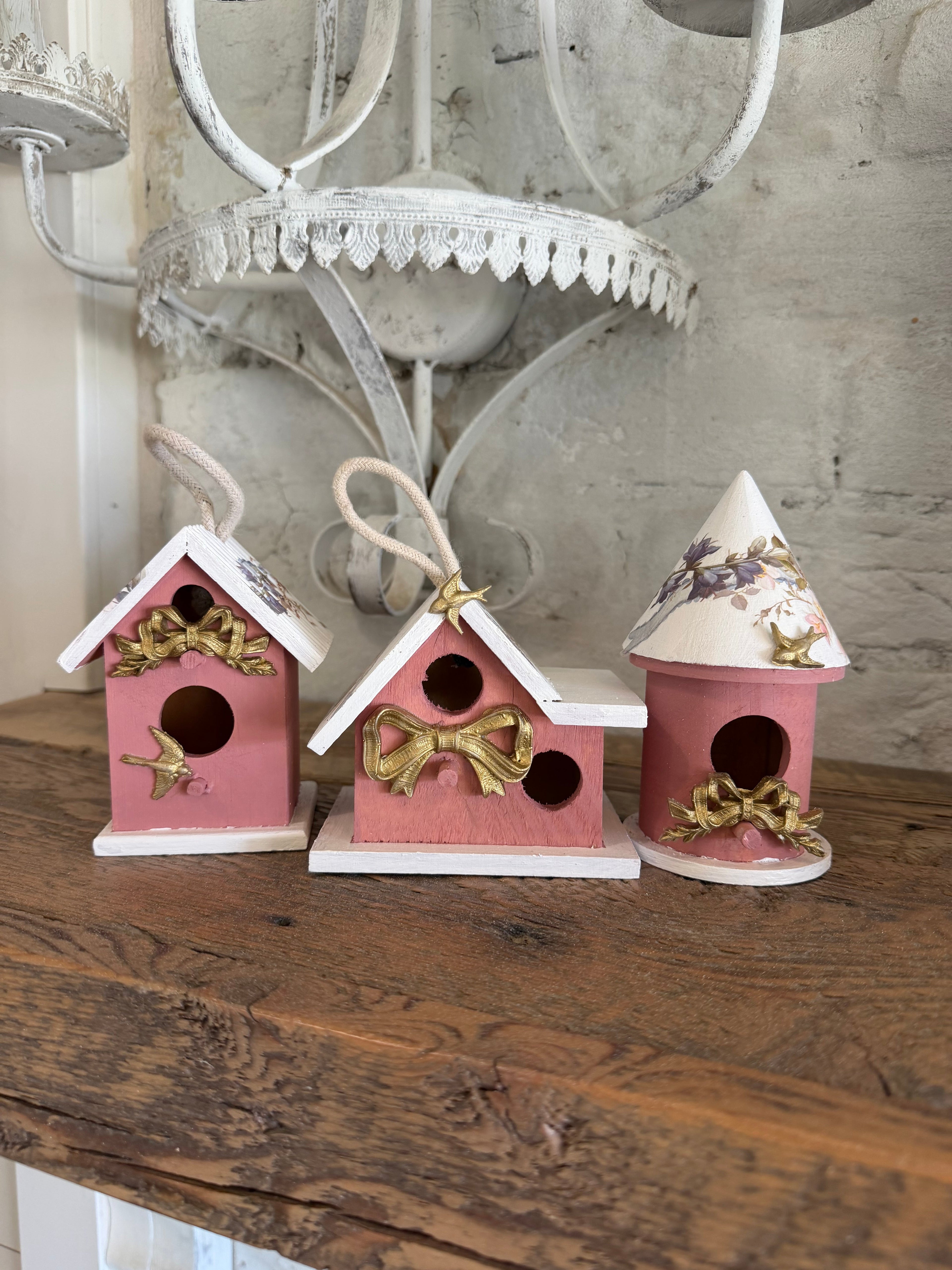 Romantic Cottage Minitature Birdhouse DIY