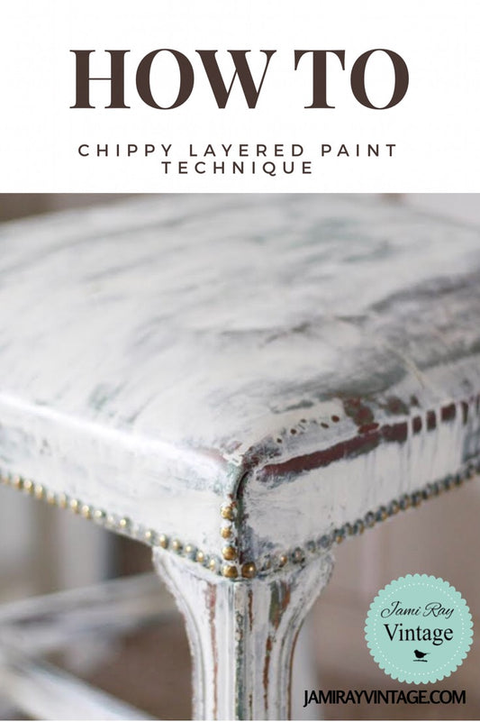 How To Do Chippy Layered Paint Technique