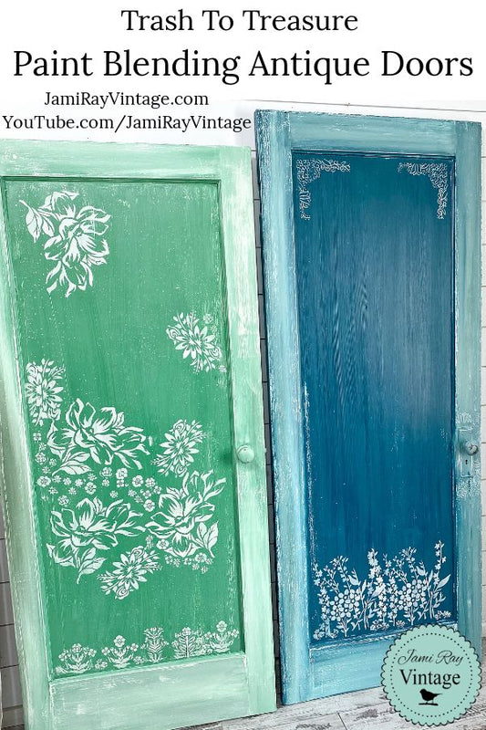 Trash To Treasure Paint Blending Antique Doors