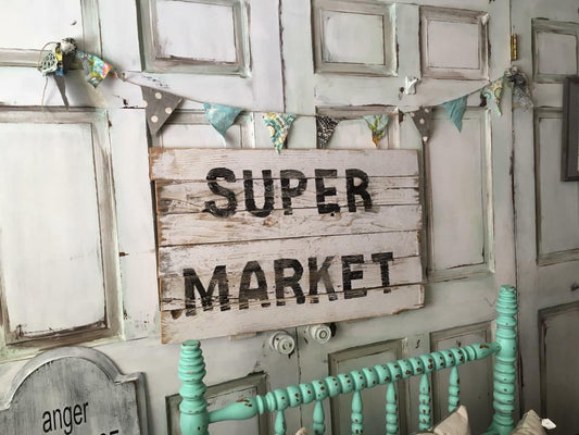 How To | Fixer Upper Super Market Sign | Pallet Sign