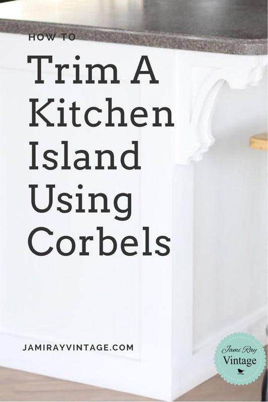 How To Trim A Kitchen Island Using Corbels | YouTube Video