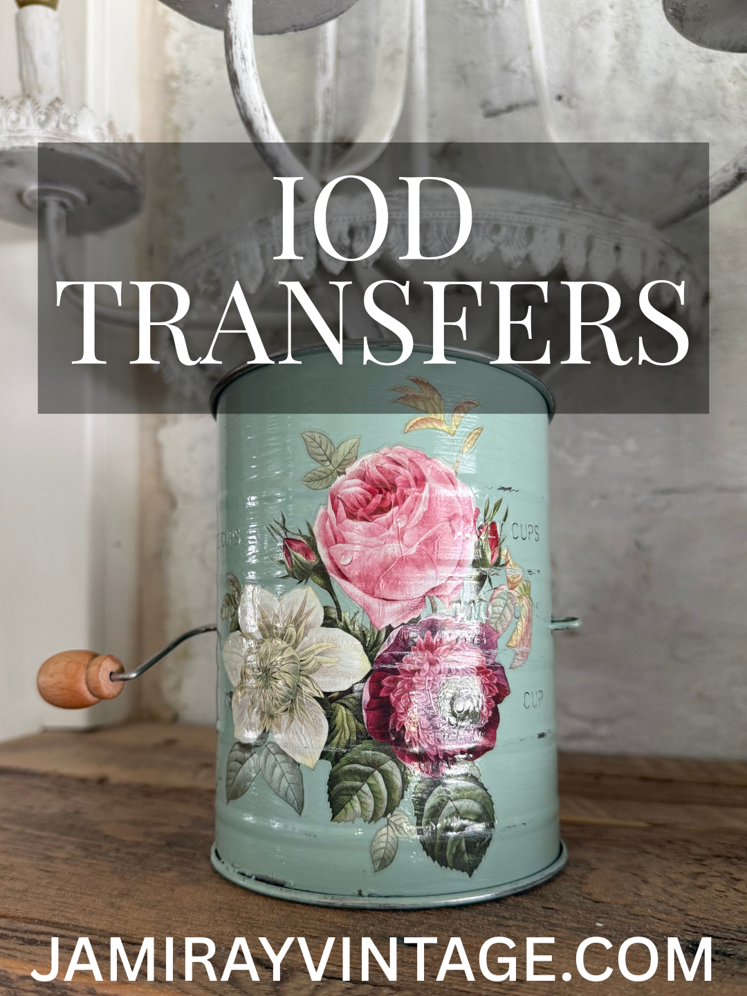 Iron Orchid Designs transfers for vintage furniture makeovers and DIY home decor