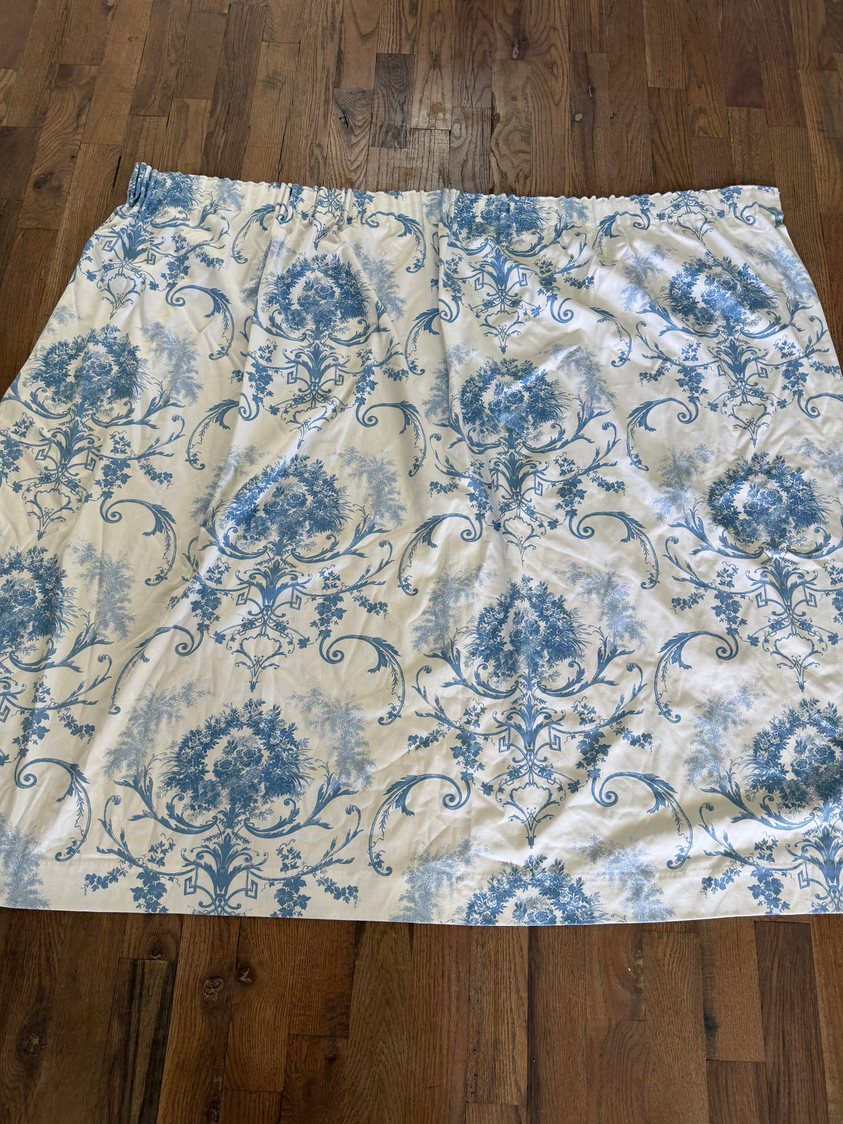 Set of Vintage Toile Lined Curtains
