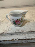 Hand painted Pink Floral Creamer