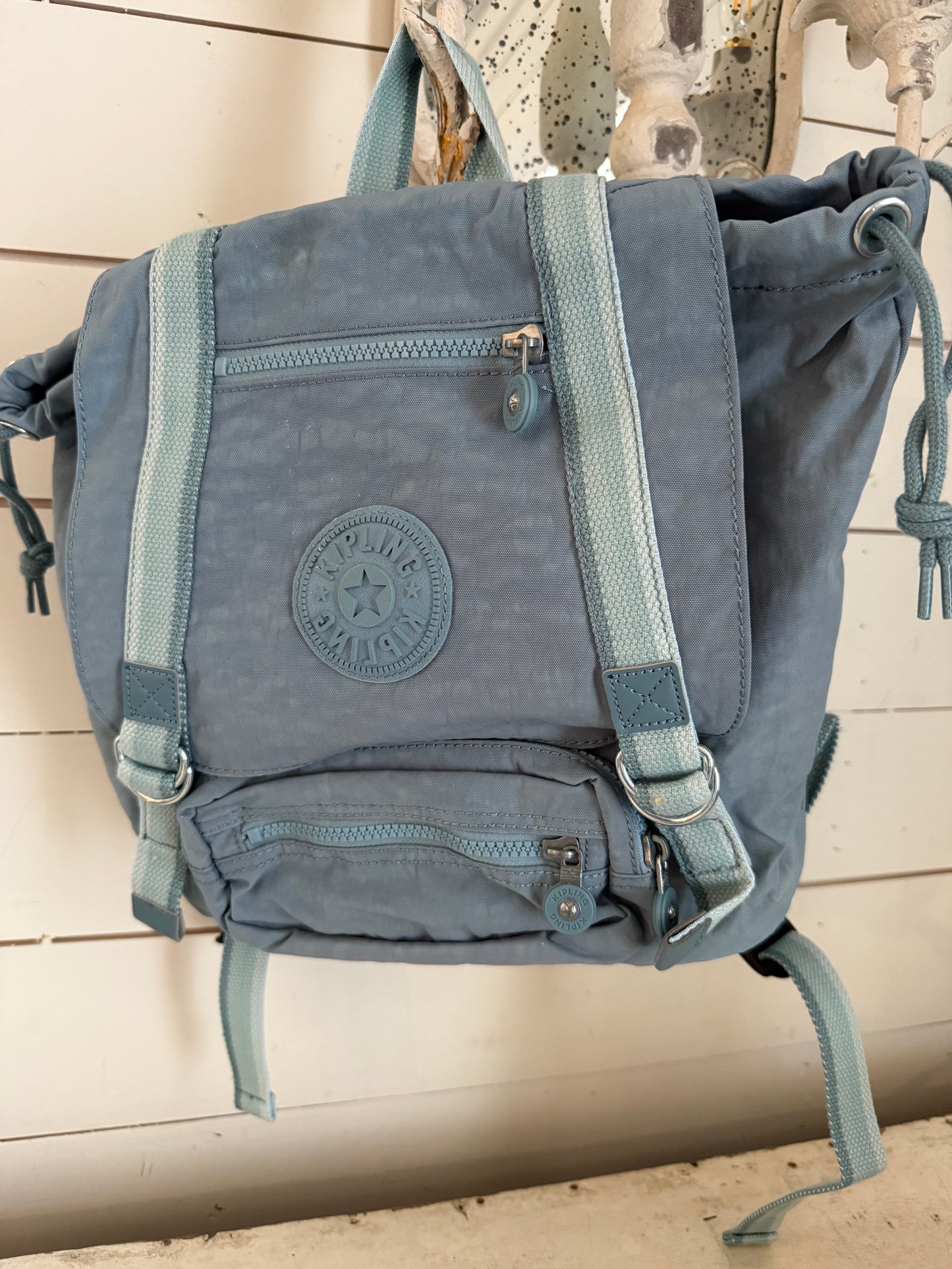 Blue Kipling backpack