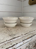 Terra-cotta pot with saucer bubbled edge made in Italy will get makeover sold individually