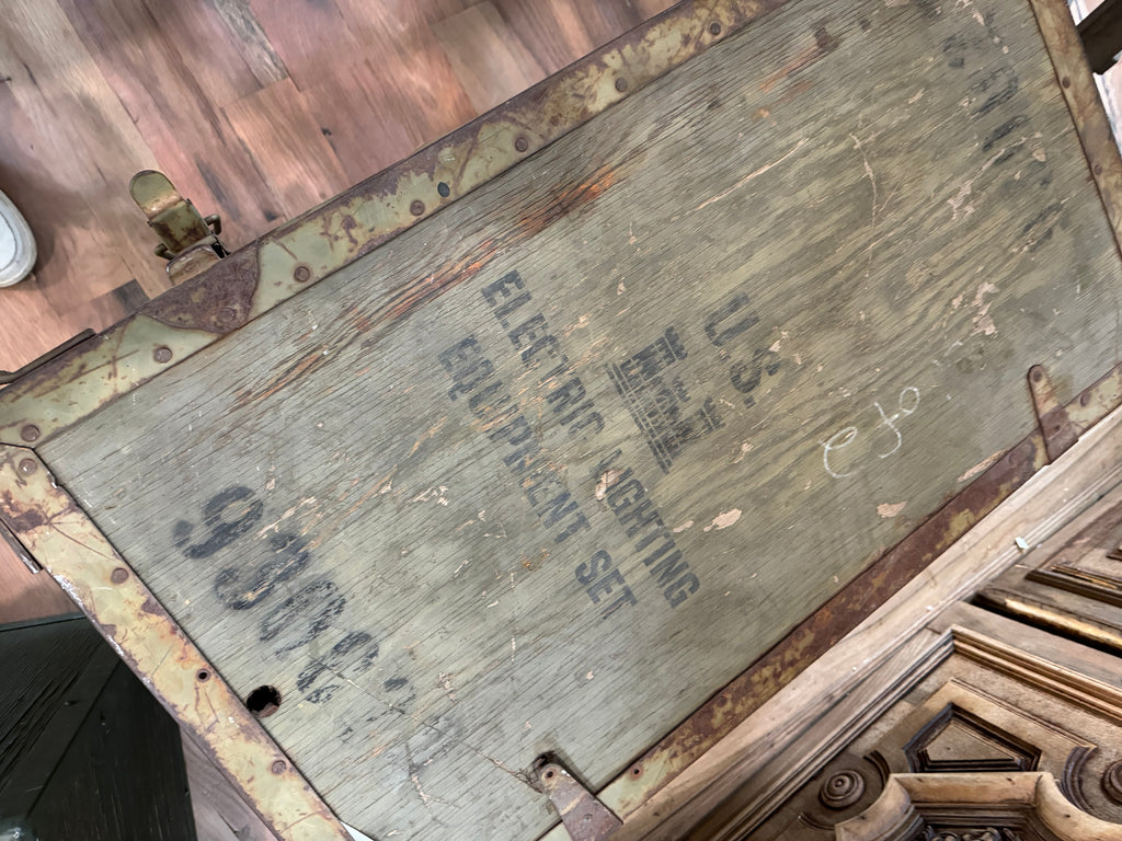 Vintage Military Trunk - Sold Individually