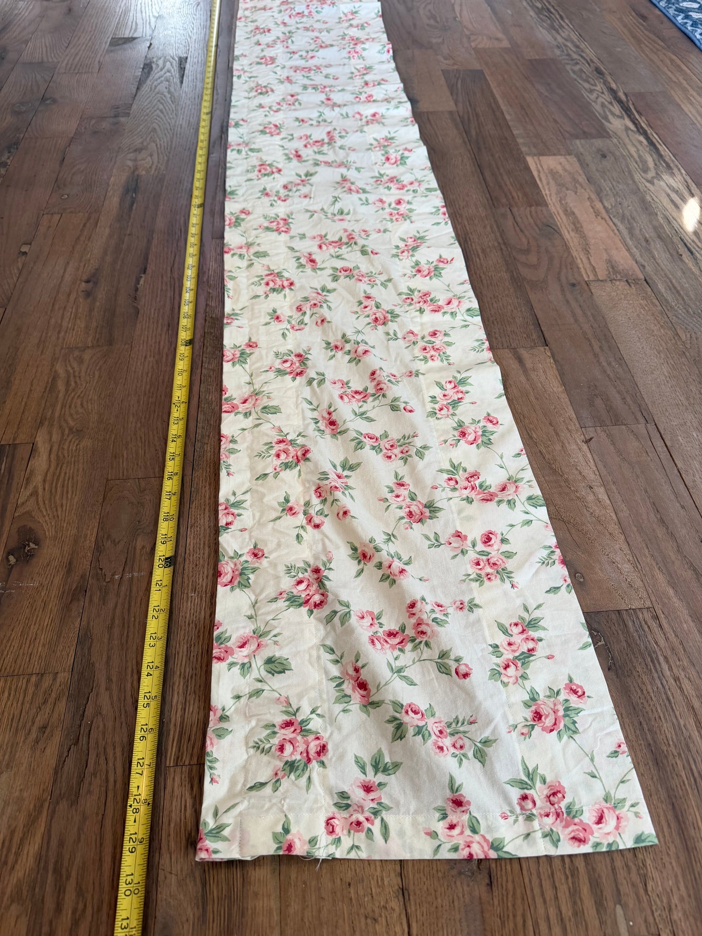 Long Floral Table Runner / Valance 129”