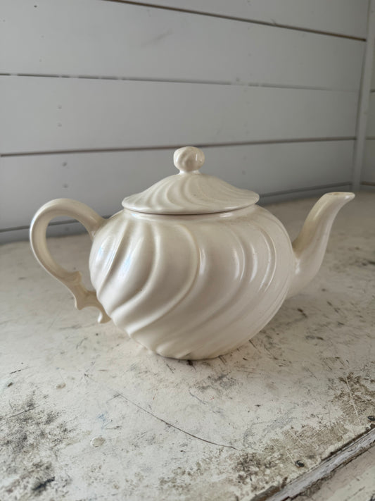 Cream Franciscan Teapot