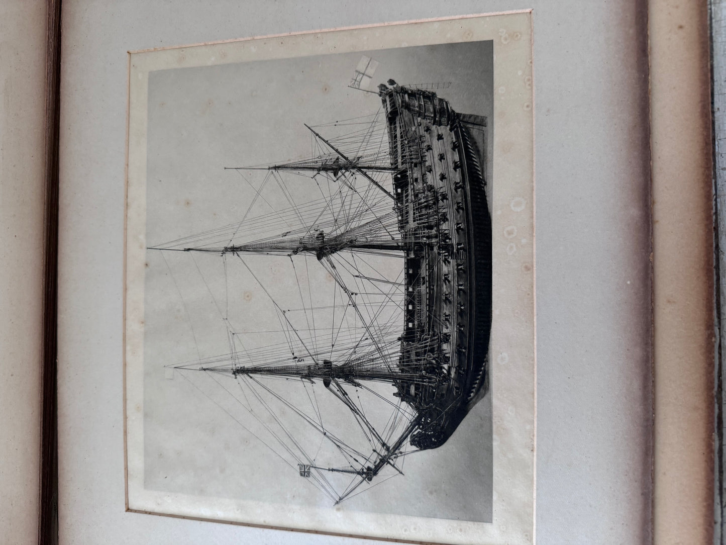 Sailing Ship Models Book - 9 matted plates